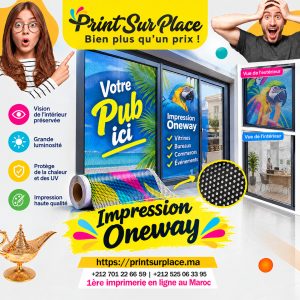 Vinyle One way - Micro perforé